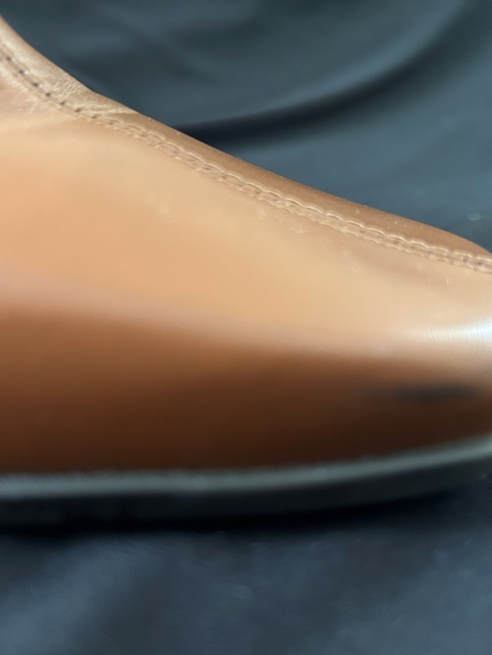 Easy Spirit, Andersont Tan Leather Square-Toe Ankle Boots - 8.5W - Picture 6 of 7
